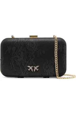 Pinko Borsa a tracolla con placca logo