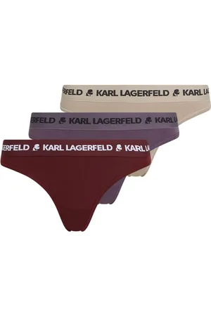 Karl Lagerfeld Set di 3 perizoma con stampa
