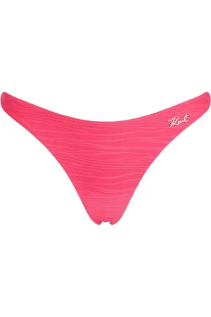 Karl Lagerfeld Slip bikini con placca logo