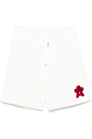 A PAPER KID Logo-print shorts