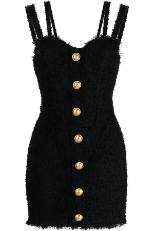 Balmain Abito corto con bottoni