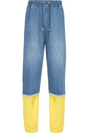 Balmain Pantaloni con design color-block