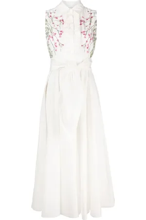 Giambattista Valli Abito smanicato Ramage con cintura