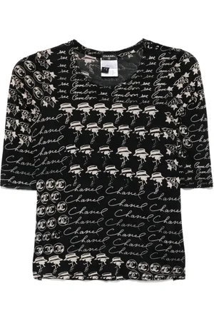 CHANEL Top con stampa 2006