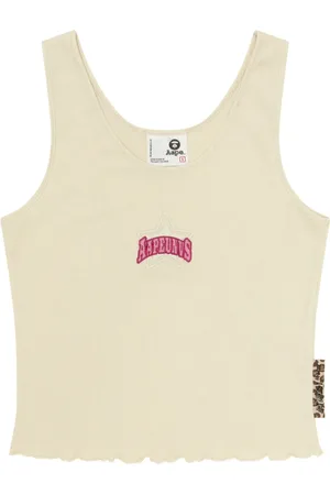 A Bathing Ape Top con applicazione logo