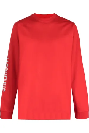 Jacquemus T-shirt a maniche lunghe con stampa