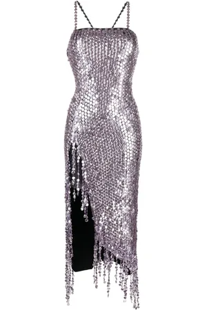 The Attico Abito corto con paillettes Avery