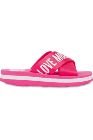 Moschino Sandali slides con stampa