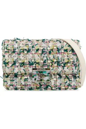 CHANEL Borsa a tracolla Tweed Beauty con battente 2018