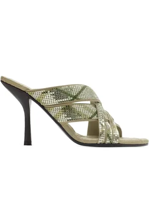 Burberry Mules a quadri 90mm