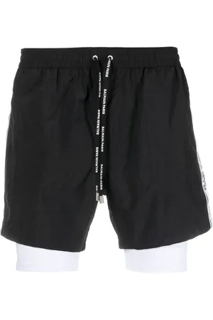 Balmain Shorts a strati con banda logo