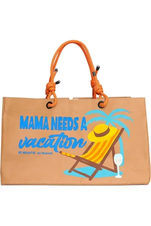 Brigitte Graphic-print beach bag