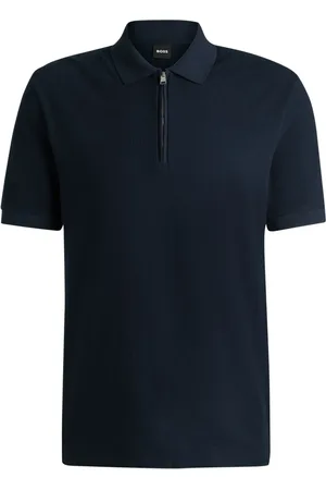 HUGO BOSS Polo in maglia fine