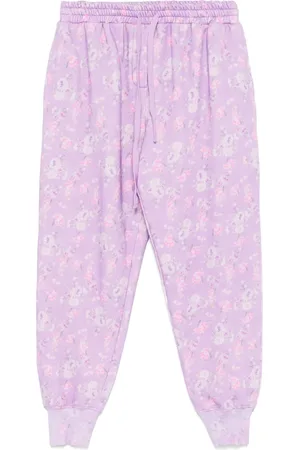 LOVESHACKFANCY Pantaloni sportivi a fiori