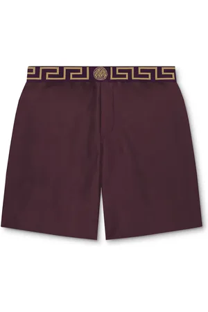 VERSACE Costume da bagno con bordo Greca