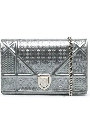 Dior Borsa a tracolla Patent Microcannage Diorama 2019