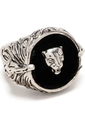 Roberto Cavalli Anello con sigillo Panther