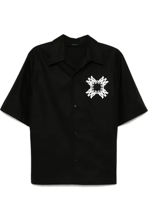 AMIRI Camicia stile bowling in cotone