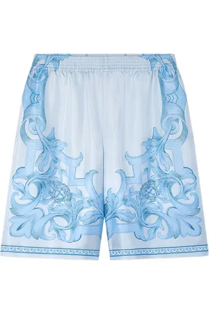 VERSACE Shorts con stampa barocca