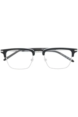 Montblanc Occhiali con ponte a contrasto
