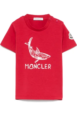 Moncler T-shirt in cotone con logo