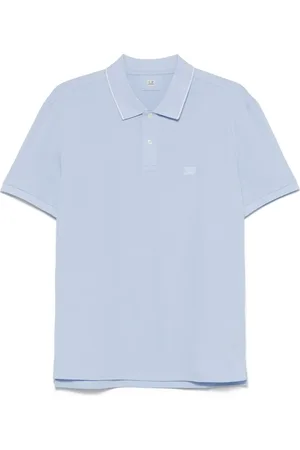 C.P. Company Polo in cotone con ricamo logo
