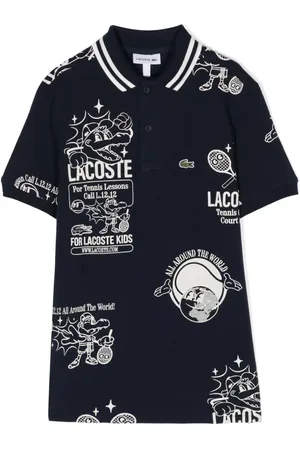 Lacoste Polo con stampa grafica