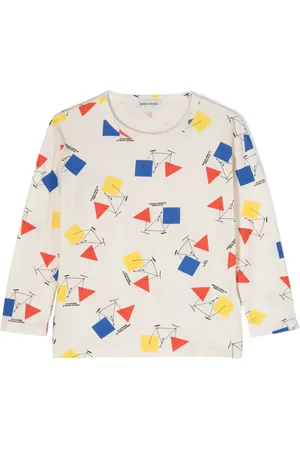 Bobo Choses T-shirt girocollo con stampa geometrica