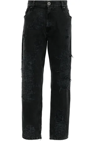 Balmain Jeans dritti effetto vissuto