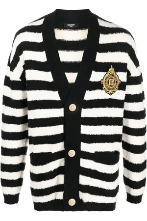 Balmain Cardigan a righe