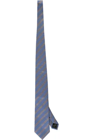 BRIONI Cravatta a righe in seta