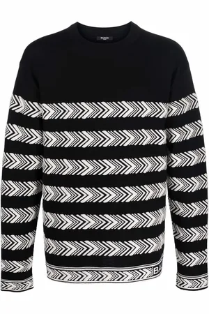Balmain Maglione con intarsio
