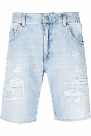 Dondup Shorts denim con effetto vissuto