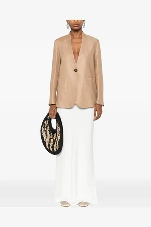 SLOWEAR Linen-blend blazer