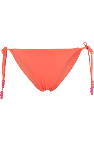 Jimmy Choo Slip bikini con logo goffrato