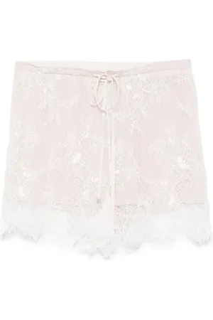 BLUMARINE Shorts con ricamo