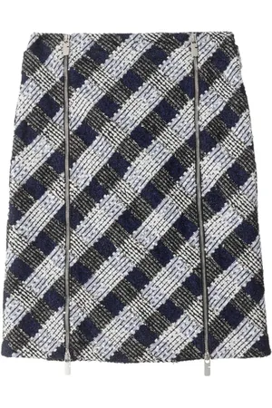 Burberry Gonna a quadri in tweed