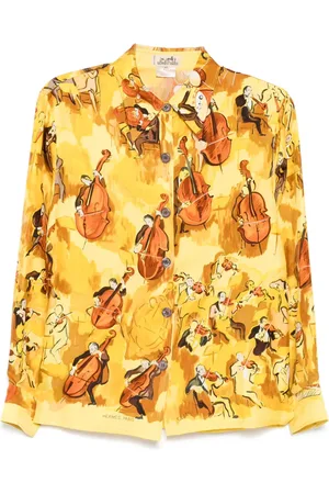 Hermès Camicia con stampa 1990-2000