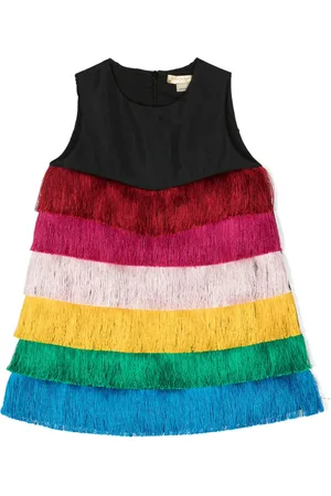 Stella McCartney Abito corto con frange
