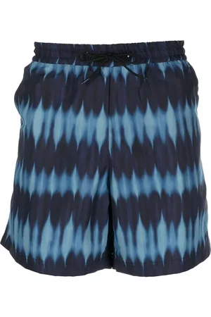 A.P.C. Costume da bagno con fantasia tie dye