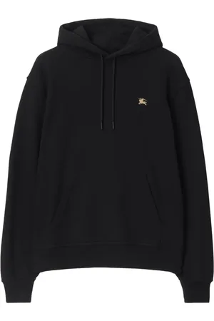 Burberry Felpa con motivo Equestrian Knight e cappuccio