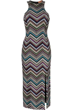 Missoni Abito midi con stampa chevron