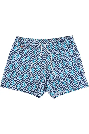 Kiton Costume da bagno con motivo geometrico