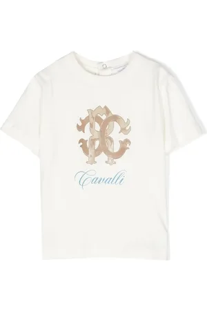 Roberto Cavalli Monogram-print cotton T-shirt