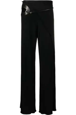 Tom Ford Pantaloni a gamba ampia con dettaglio cut-out
