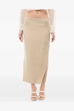 Givenchy Asymmetric silk skirt