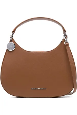 Emporio Armani Borsa a spalla con placca logo