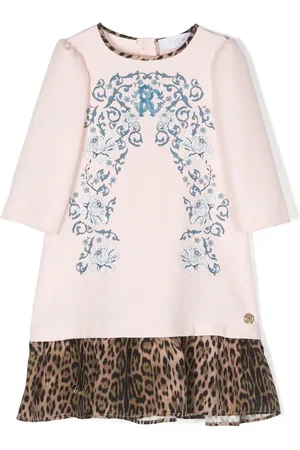 Roberto Cavalli Abito midi con ruches