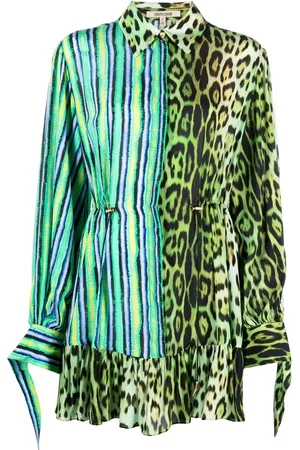 Roberto Cavalli Chemisier con stampa