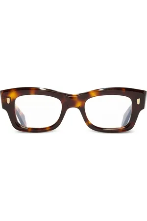 CUTLER & GROSS Occhiali con effetto tartarugato
